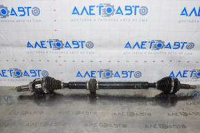 Drive axle shaft front right Toyota Prius V 12-17 outer CV joint boot torn, thread stripped