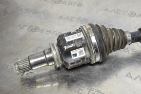 Drive axle shaft front right Toyota Prius V 12-17 outer CV joint boot torn, thread stripped