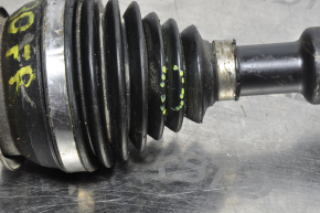 Drive axle shaft front right Toyota Prius V 12-17 outer CV joint boot torn, thread stripped