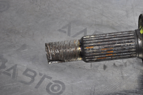 Drive axle shaft front right Toyota Prius V 12-17 outer CV joint boot torn, thread stripped
