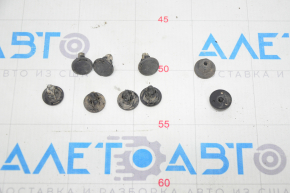 Hardware for fastening the rear left fender liner 9 pcs Tesla Model S 12-15