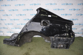 Quarter wing rear left Lexus GS300 GS350 GS430 GS450h 06-11 black, dented, pokes, painted, putty 0.7-1.1mm
