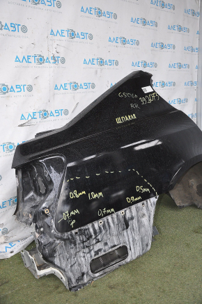 Quarter wing rear right Lexus GS300 GS350 GS430 GS450h 06-11 black, pokes, painted, putty 0.5-1.0mm