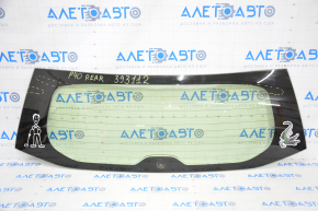 Rear glass of the trunk door Toyota Prius V 12-17 scratches, one heating track is broken