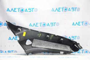 Rear pillar trim lower left Hyundai Elantra AD 17-20 black, scratches, broken fastener