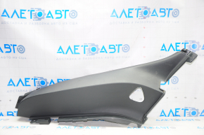 Rear pillar trim lower left Hyundai Elantra AD 17-20 black, broken fastener, scratches