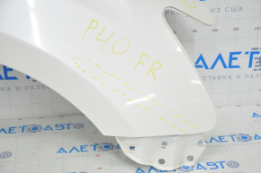 Front right wing Toyota Prius V 12-17 white 070 pokes