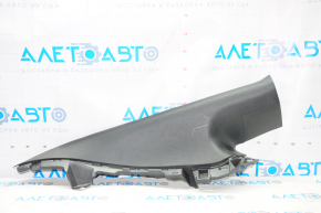 Rear pillar trim left Hyundai Veloster 12-17 black, broken fastener, scratches
