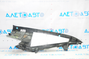 Rear pillar trim left Hyundai Veloster 12-17 black, broken fastener, scratches