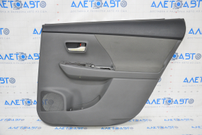 Door trim card rear right Toyota Prius V 12-14 rag dark gray bumps, scratches, scale on the rag