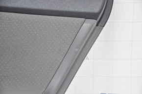 Door trim card rear right Toyota Prius V 12-14 rag dark gray bumps, scratches, scale on the rag