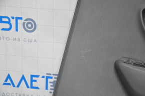 Door trim card rear right Toyota Prius V 12-14 rag dark gray bumps, scratches, scale on the rag