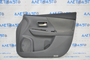 Door trim card front right Toyota Prius V 12-14 cloth dark gray butt
