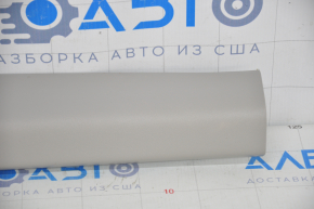 Upper trunk door trim Toyota Prius V 12-17 gray plastic turned white