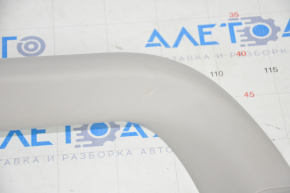 Trunk door trim right Toyota Prius V 12-17 light gray plastic turned white