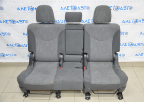 Rear row of seats 2nd row Toyota Prius V 12-14 velour dark gray scratches on the back