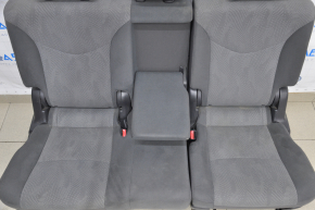 Rear row of seats 2nd row Toyota Prius V 12-14 velour dark gray scratches on the back