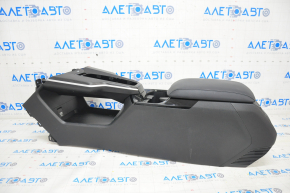 Console center armrest and cup holders Honda Clarity 18-21 usa black, scratches