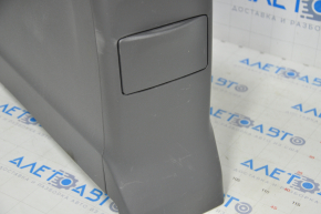 Console center armrest and cup holders Toyota Prius V 12-14 dark gray scratches, armrest for cleaning