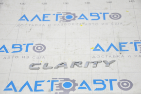 Emblem inscription Clarity trunk lid Honda Clarity 18-21 usa