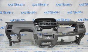 Dashboard front panel without AIRBAG Toyota Prius V 12-16 dark gray scratches