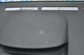 Dashboard front panel without AIRBAG Toyota Prius V 12-16 dark gray scratches
