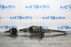 Drive axle shaft front right Nissan Pathfinder 13-20 AWD play of inner CV joint, torn boot
