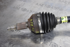 Drive axle shaft front right Nissan Pathfinder 13-20 AWD play of inner CV joint, torn boot