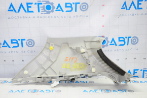 Rear pillar trim rear right Mazda CX-5 13-16 gray, broken fastener, whitened plastic, scratches