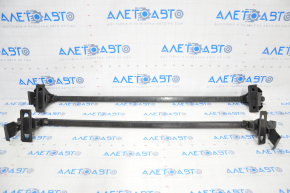 Universal cross rails 127 cm, no key, tears, broken lining, missing 2 linings