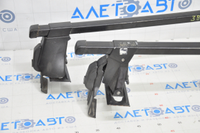 Universal cross rails 127 cm, no key, tears, broken lining, missing 2 linings