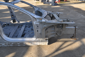 Front right quarter Tesla Model S 12-20 pre-rest AWD panel aluminum, silver, on the body