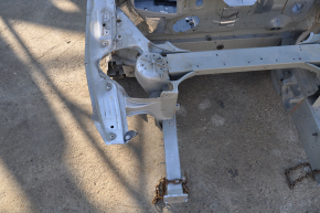 Front right quarter Tesla Model S 12-20 pre-rest AWD panel aluminum, silver, on the body