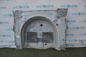 Trunk trough Toyota Prius V 12-17 white