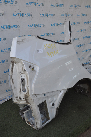 Quarter wing rear right Toyota Prius V 12-17 white