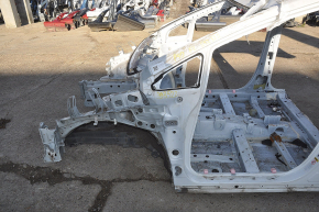 Front left quarter Toyota Prius V 12-17 white on the body