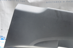 Center pillar trim belt left Audi Q7 4L 10-15 black with gray, tear, scratch, for dry cleaning