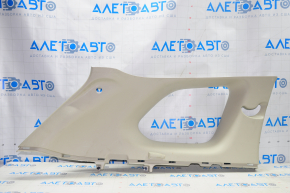 Rear pillar trim left Mitsubishi Outlander 14-20 beige, plastic turned white, scratches