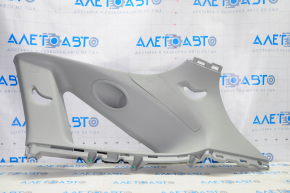 Rear pillar trim right Acura MDX 14-20 gray under the tweeter, scratches, plastic turned white
