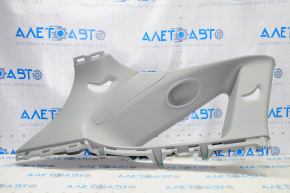 Rear pillar trim left Acura MDX 14-20 gray under the tweeter, scratches