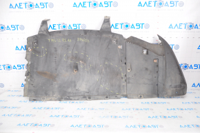 Rear bumper protection Tesla Model S 12-15 pre-restoration missing fragment, tears, worn