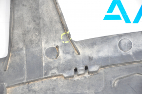 Rear bumper protection Tesla Model S 12-15 pre-restoration missing fragment, tears, worn
