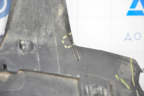 Rear bumper protection Tesla Model S 12-15 pre-restoration missing fragment, tears, worn