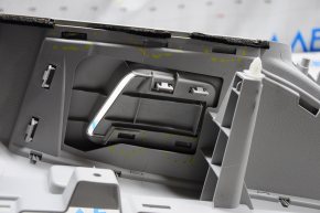 Lower right rear pillar trim Subaru Forester 14-18 SJ gray, broken mount, plastic turned white