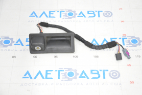 Rear view camera with handle and trunk release button VW Passat b8 16-19 USA broken latch