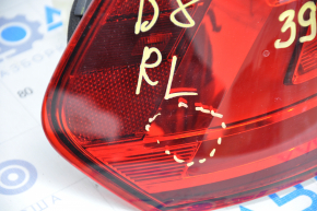 Light outer wing left VW Passat b8 16-19 USA LED light scratches on reflector