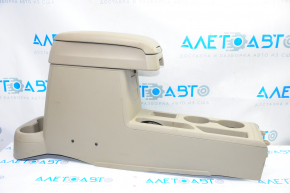 Console center armrest and cup holders Jeep Patriot 11-17 FWD, beige, burnt