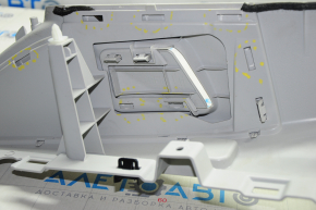 Lower left rear pillar trim Subaru Forester 14-18 SJ for electric, gray, broken crepe, rubbed