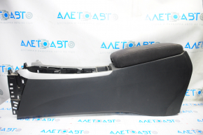 Console central armrest Nissan Altima 13-14 cloth black, for dry cleaning, scratches