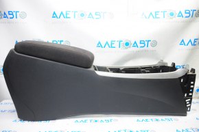 Console central armrest Nissan Altima 13-14 cloth black, for dry cleaning, scratches